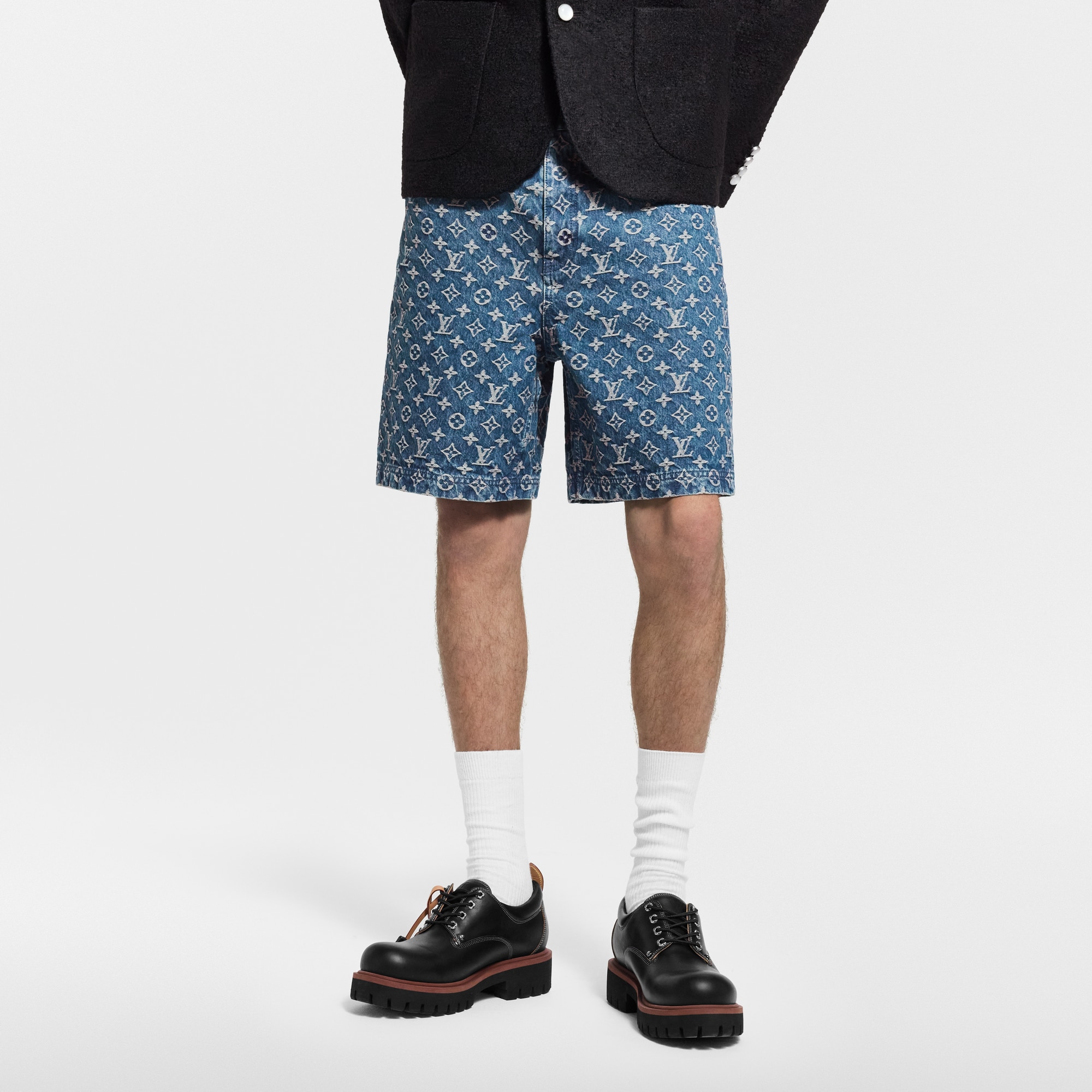 Monogram Denim Shorts - Ready-to-Wear | LOUIS VUITTON